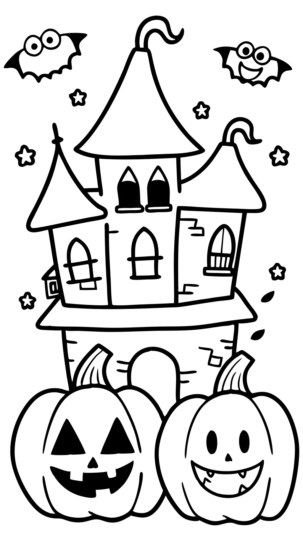 free halloween color pages printable